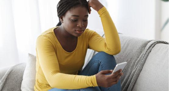 Woman is worried about not receiving call backs during the jobinterview process