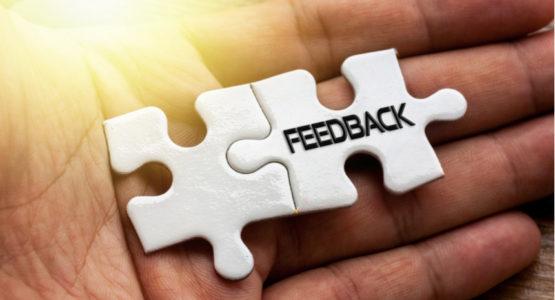 Feedback after an interview illustration