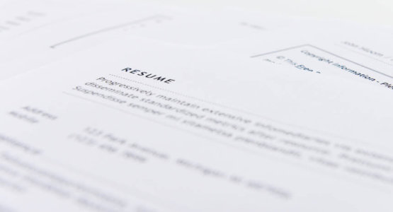 Resume illustration