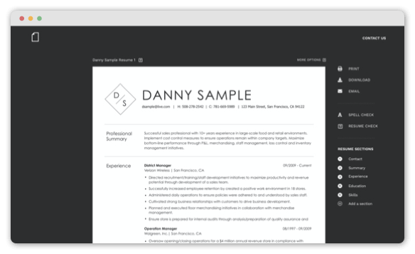 Format your finished resume Format your finished resume