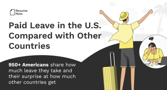 Paid leave in the U.S. compared to other countries illustration