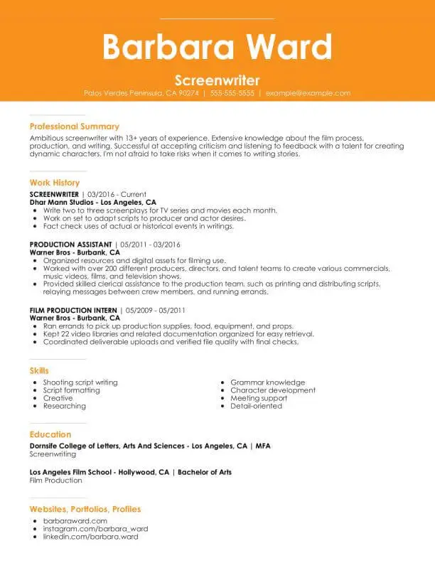  Resume Definition