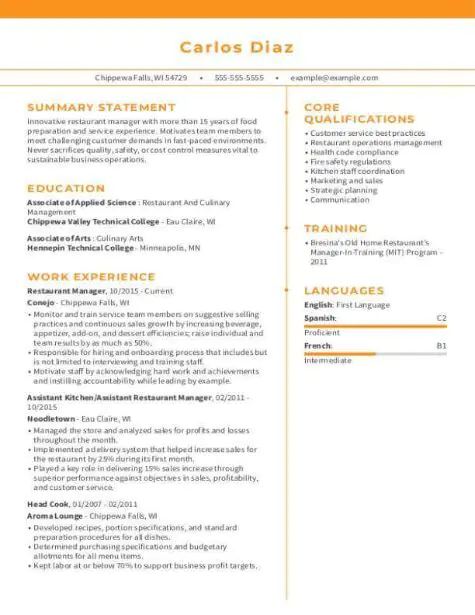Restaurant Manager