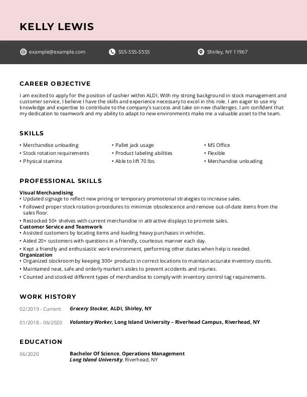 resume objective examples for multiple jobs for freshers