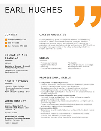 functional resume format