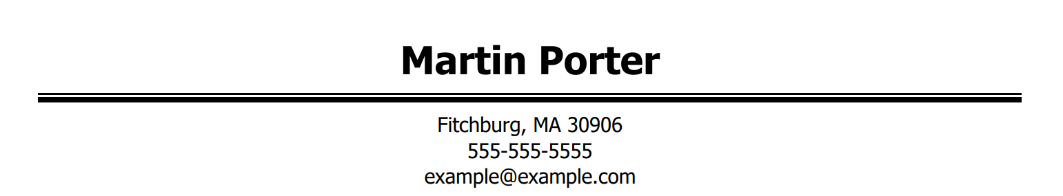 header section of a cover letter executive 2