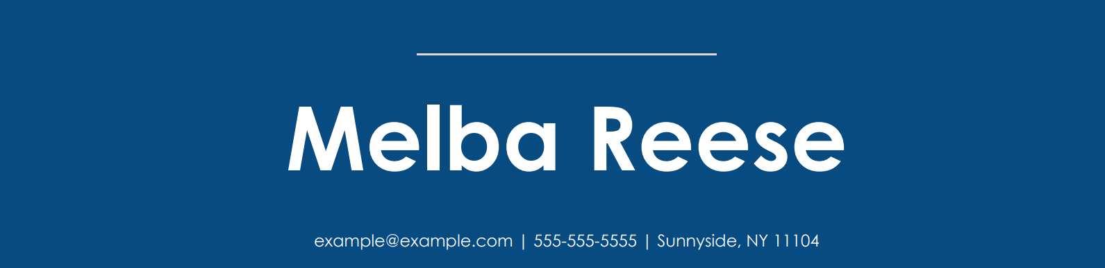 header section of a cover letter modern 8