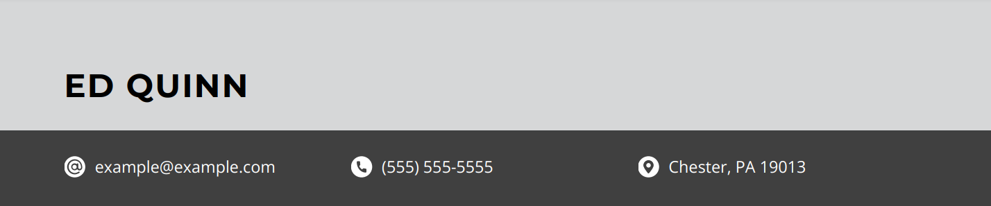 Contact Section