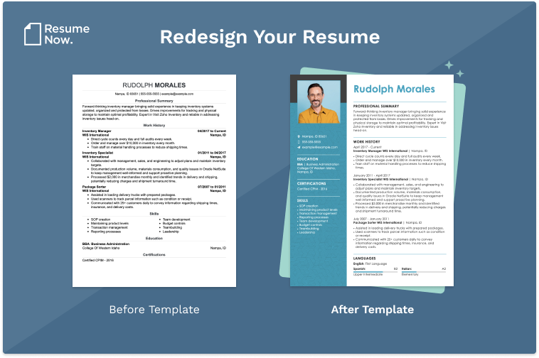 Redesign your resume