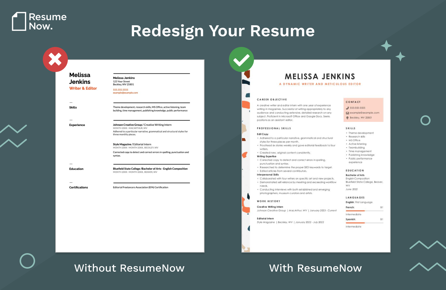 stay at home mom resume summary example Creative resume contrast image