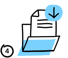 Download template icon