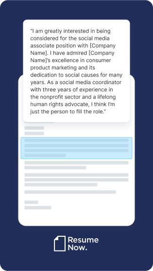 Cover Lettter Intro Paragraph Mobile
