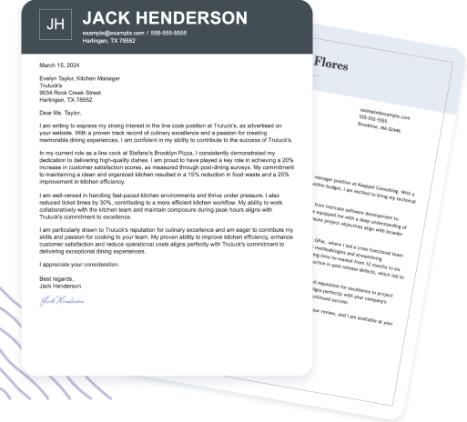 How to format your cover letter