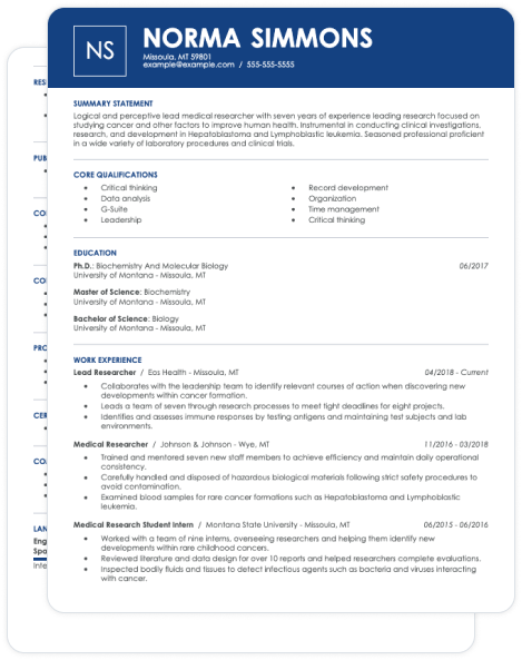 What is a CV hero image