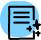 Icon resume sparkle