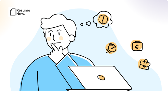 Illustration of a puzzled worker contemplating values gaps at work.