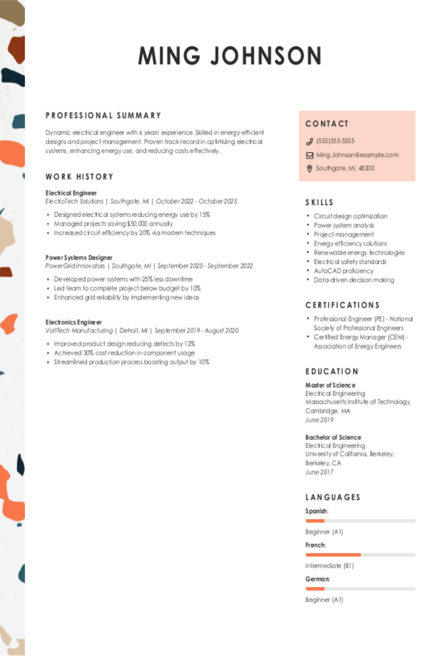 Electrical Engineer Resume: Examples & Templates Electrical Engineer Resume: Examples & Templates