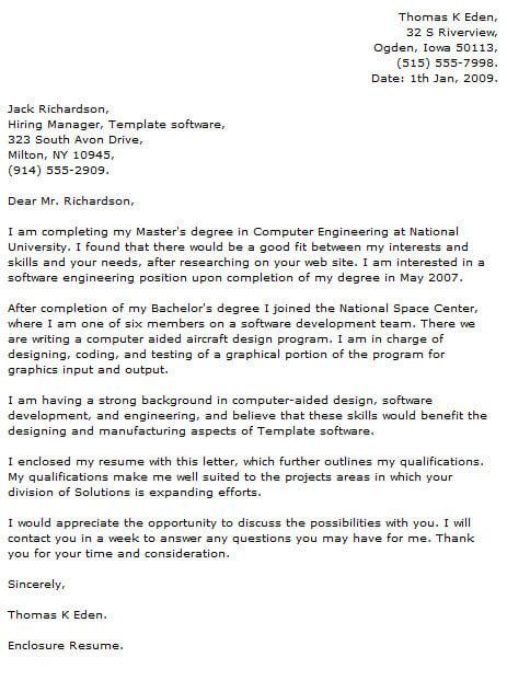 Programmer Cover Letter Example 4