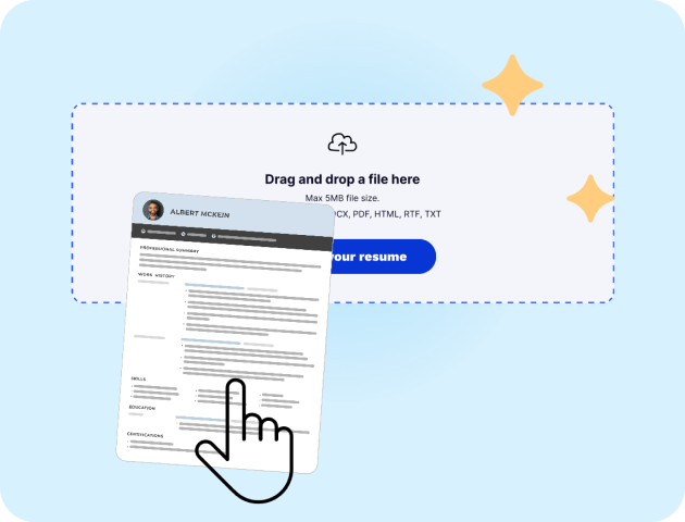 Upload Your Resume