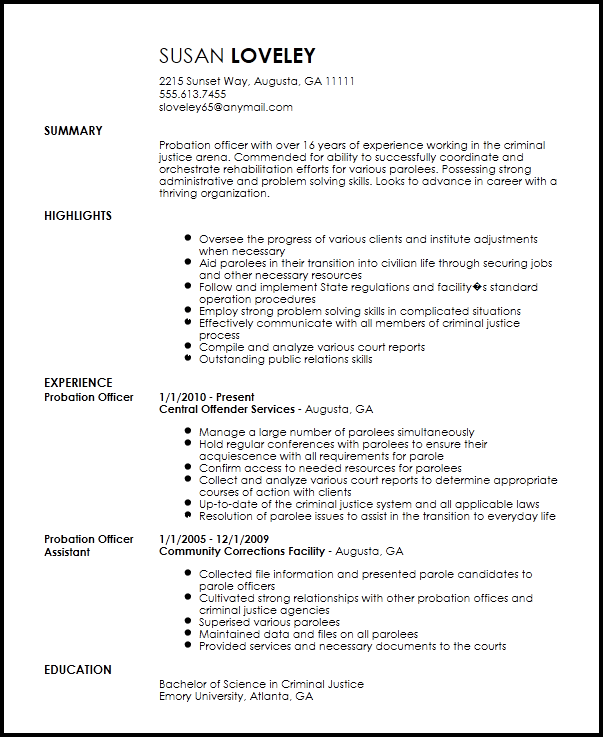 Probation officer no experience image