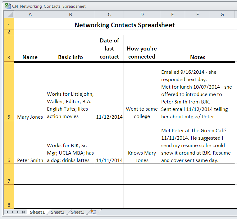 sample-networking-contacts-spreadsheet-for-your-job-search-resume-now