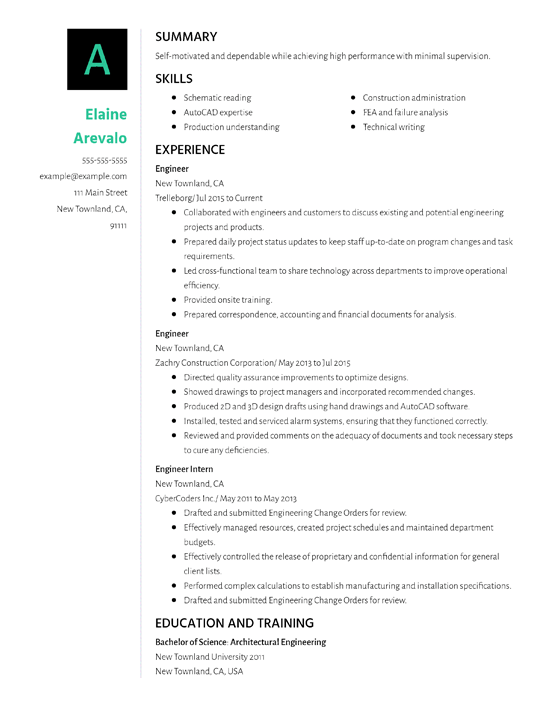 resume formats
