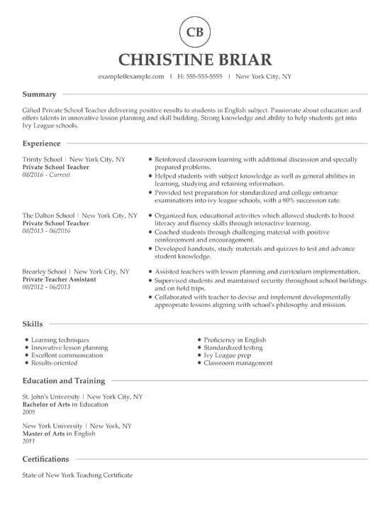 2019 39 s best resume templates by category resume now resumes now