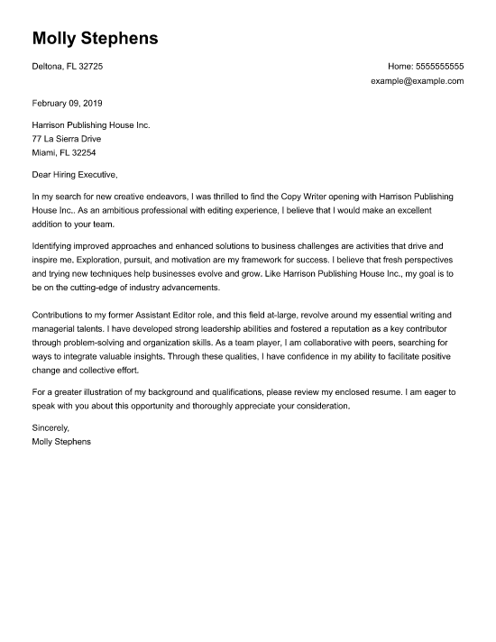 Formal Cover Letter Template from www.resume-now.com