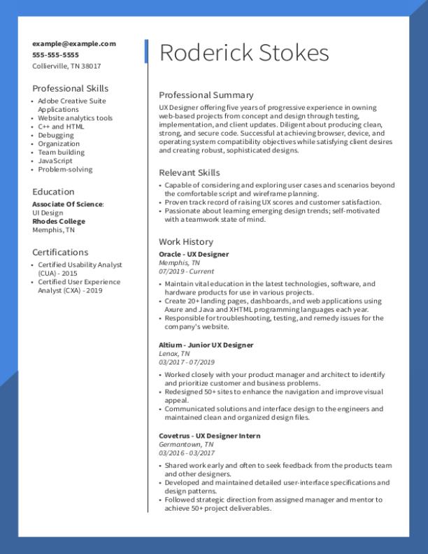 Job-Winning Resume Examples for 2021 | Resume-Now