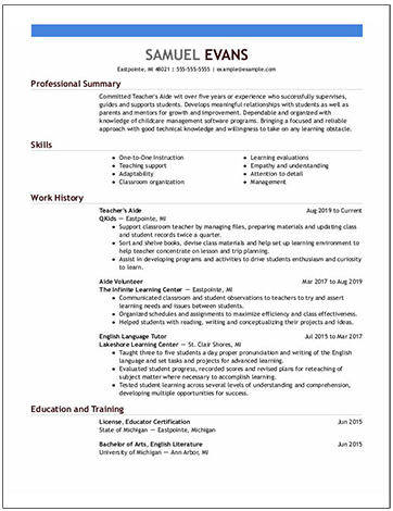 How to Format a Resume Formatting - How To Format