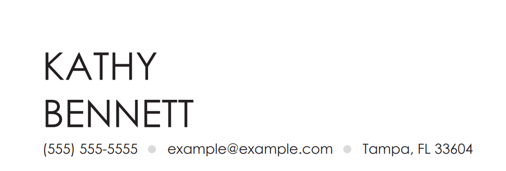Contact Section