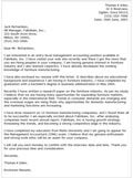 Cover letter example 1