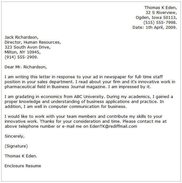 Communications Cover Letter Examples from www.resume-now.com