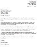 Cover letter example 3