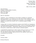 Cover letter example 5