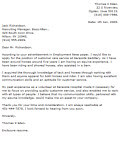 Cover letter example 2