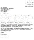Cover letter example 5