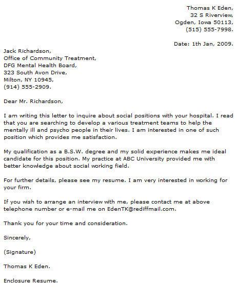 Social Work Sample Cover Letter from www.resume-now.com