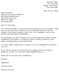 social work cover letter sample