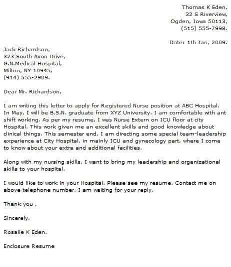 Medical Cover Letter Examples Resume Now