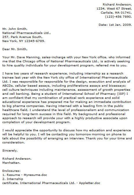 Pharmaceutical Cover Letter Sample from www.resume-now.com