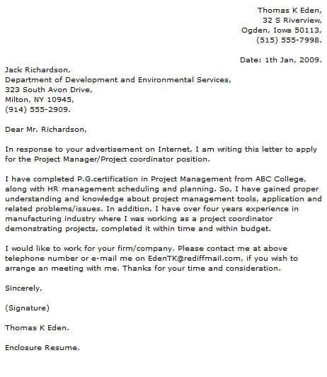 Construction Management Cover Letter from www.resume-now.com