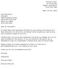 Cover letter example 2