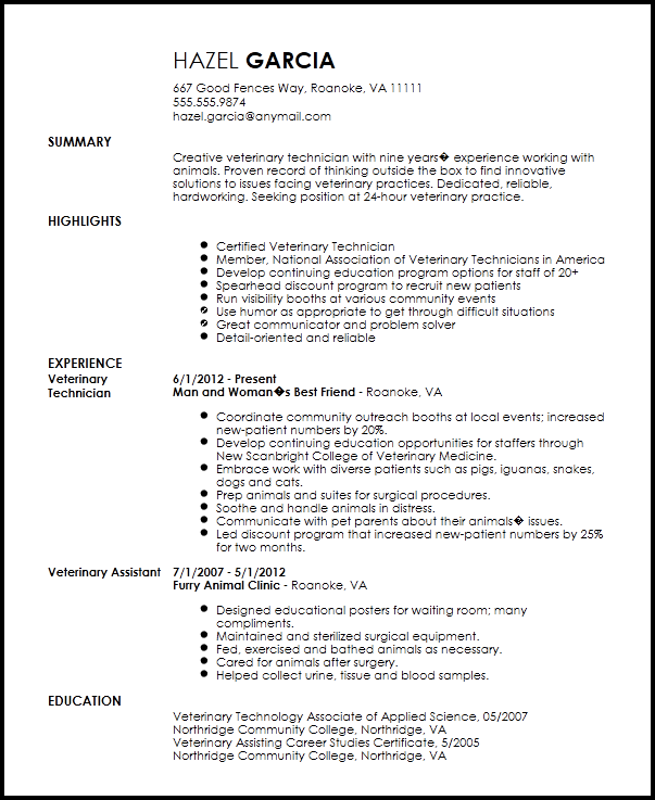 resume-summary-examples-for-veterinary-assistant-vet-assistant-resume-examples-and-tips-zippia
