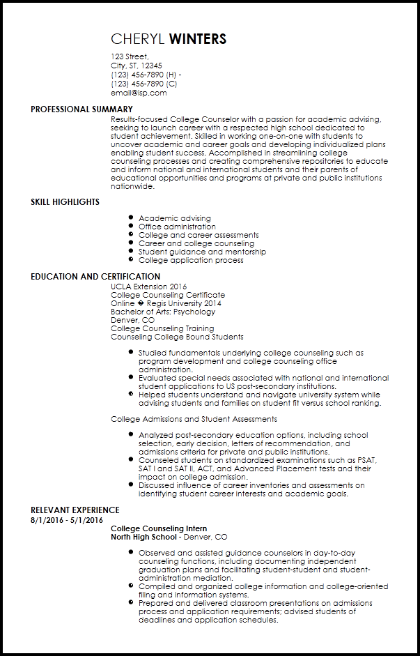 academic-advisor-resume